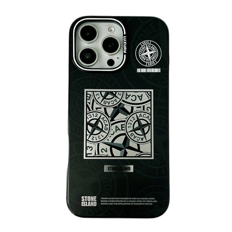 Stone Black & Blue iPhone Case mysite
