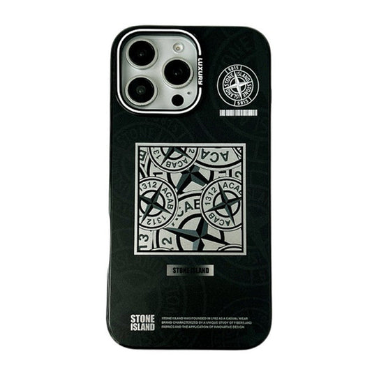 Stone Black & Blue iPhone Case mysite