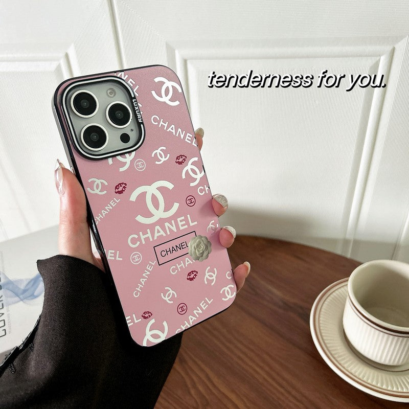 CC Pink & Black iPhone Case mysite