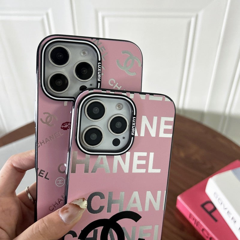 CC Pink & Black iPhone Case mysite