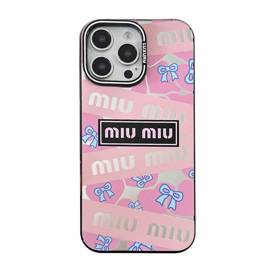 Miu Pink & Green iPhone Case mysite