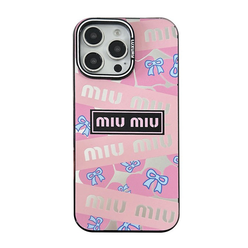 Miu Pink & Green iPhone Case mysite
