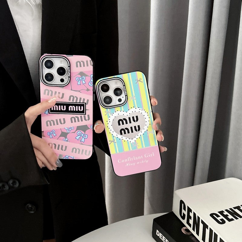 Miu Pink & Green iPhone Case mysite