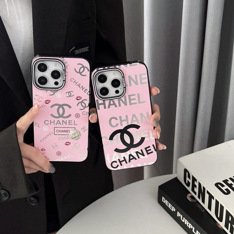 CC Pink & Black iPhone Case mysite