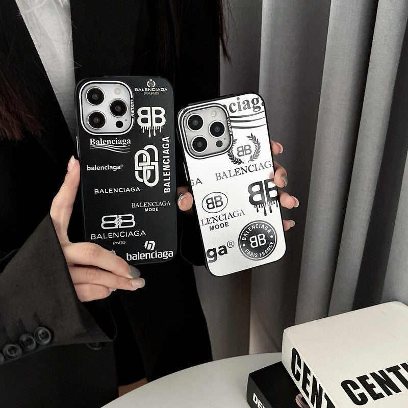 BB Black & Silver iPhone Case mysite