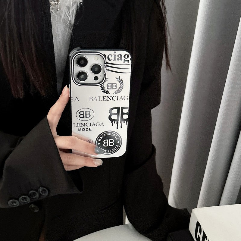 BB Black & Silver iPhone Case mysite