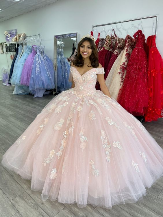 Pink Ball Gown Prom Dresses Formal Dresses gh1883s mysite