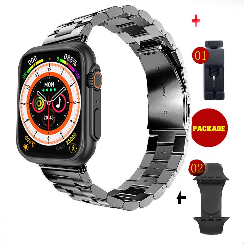 NEW Ultra Watch Men Smart Watch Series 8 NFC Door Access Smartwatch For Android Apple Phone Watch Bands mysite
