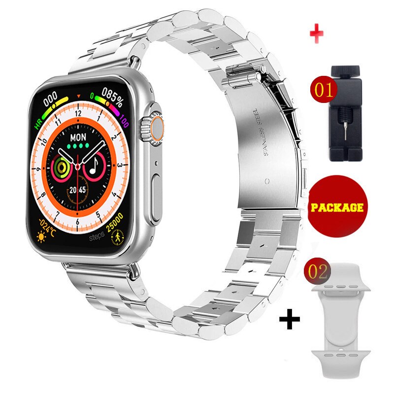 NEW Ultra Watch Men Smart Watch Series 8 NFC Door Access Smartwatch For Android Apple Phone Watch Bands mysite