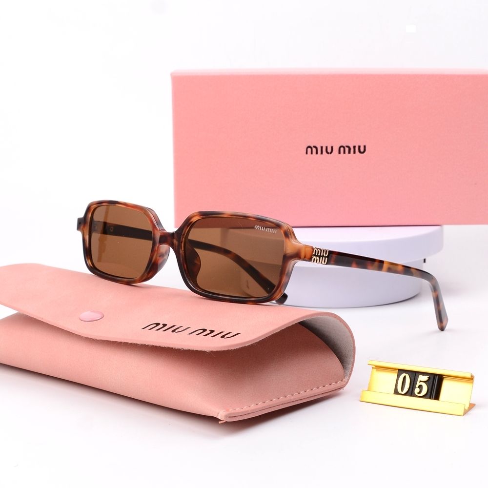Leopard Print Square Frame Retro Glasses & Sunglasses mysite