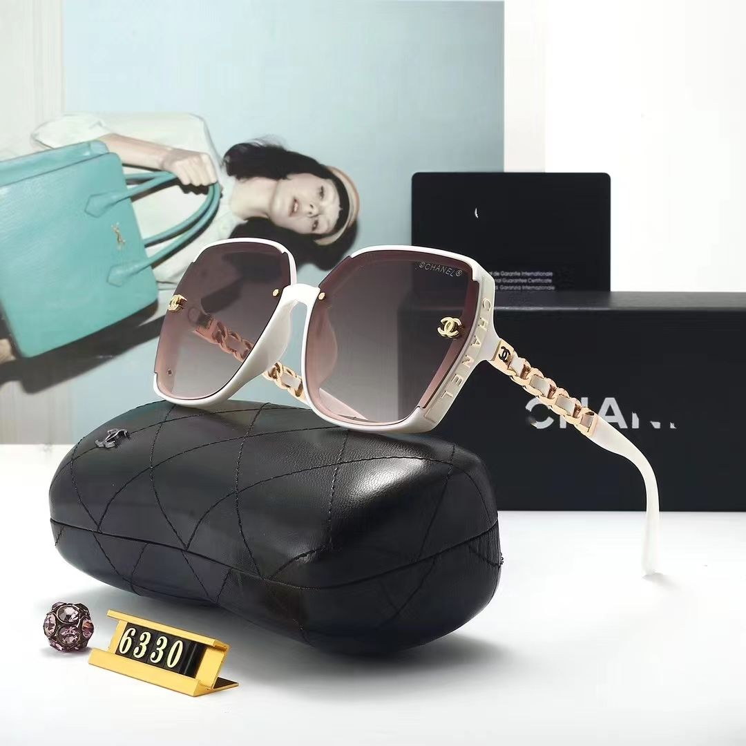 Women's Fashion Full Frame Letter Sunglasses 6330 mysite