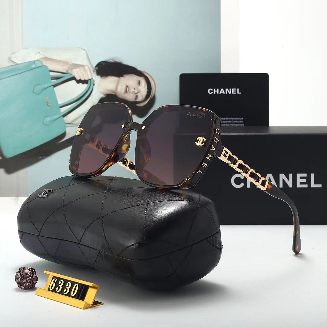 Women's Fashion Full Frame Letter Sunglasses 6330 mysite