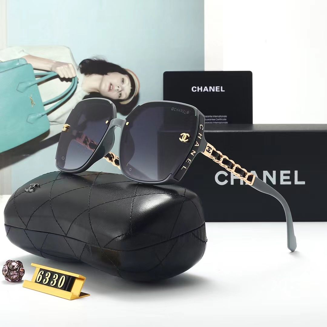 Women's Fashion Full Frame Letter Sunglasses 6330 mysite