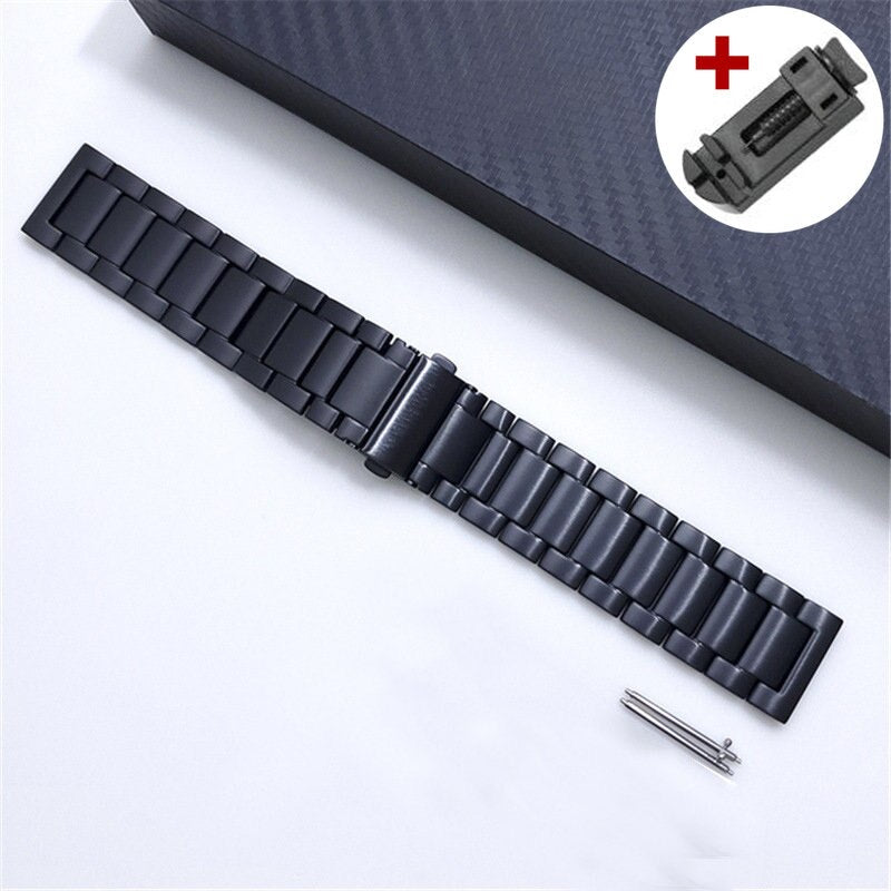 Silver Titanium Watch Band mysite