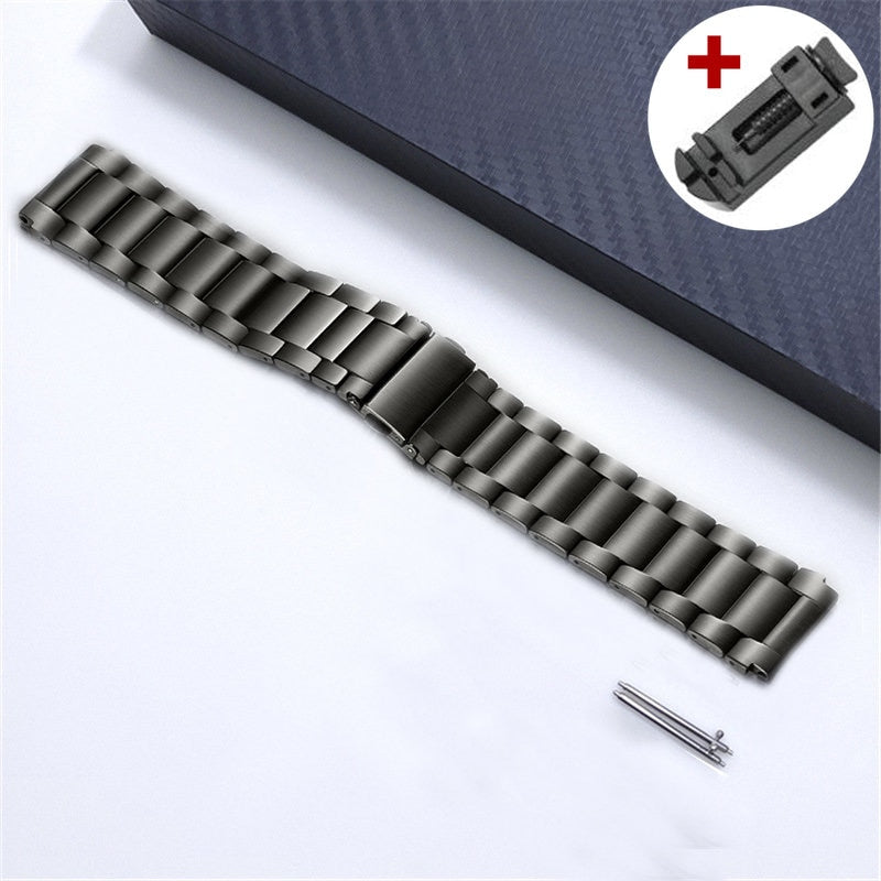 Silver Titanium Watch Band mysite