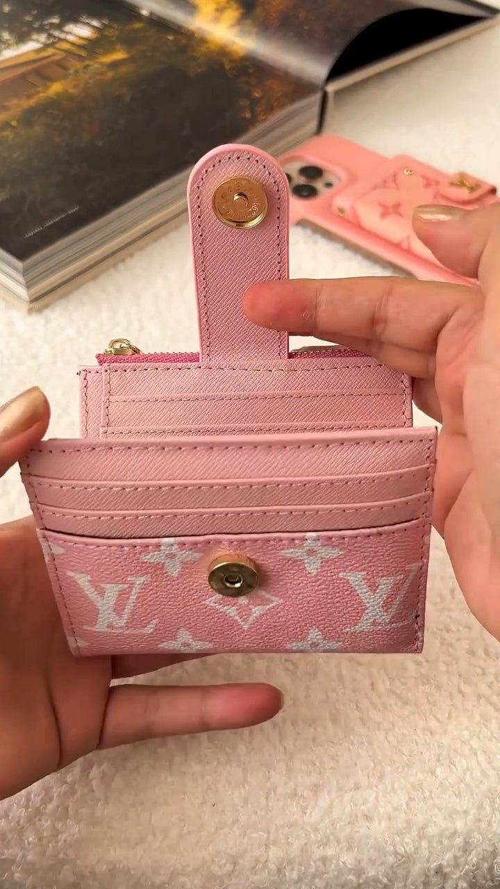 LV Luxury Leather Card Holder Phone Case for iPhone 17 / 16 / 15 / 14s mysite