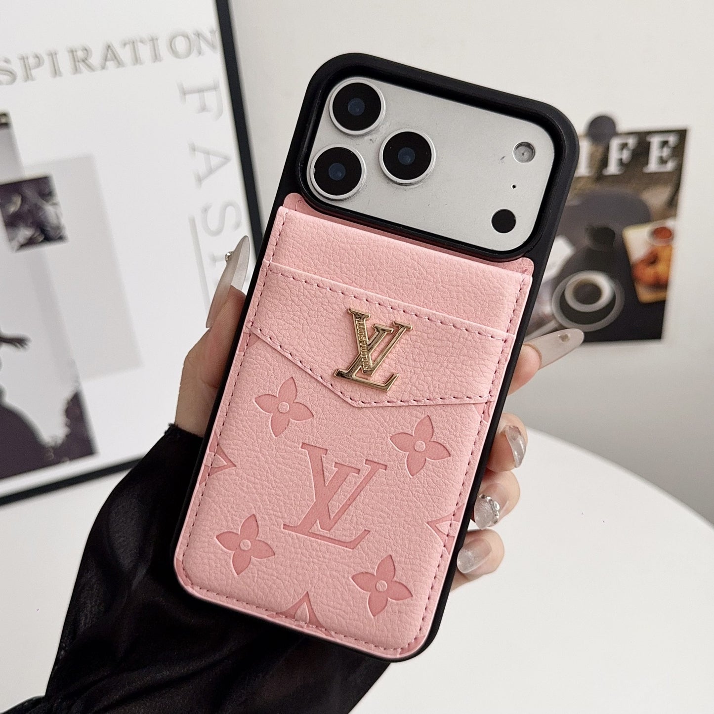 Louis V Card Holder Case For iPhone 17/ 16/ 15/ 14s mysite