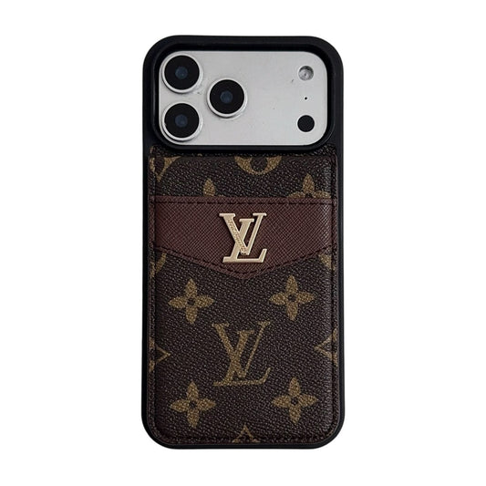 Louis V Card Holder Case For iPhone 17/ 16/ 15/ 14s mysite