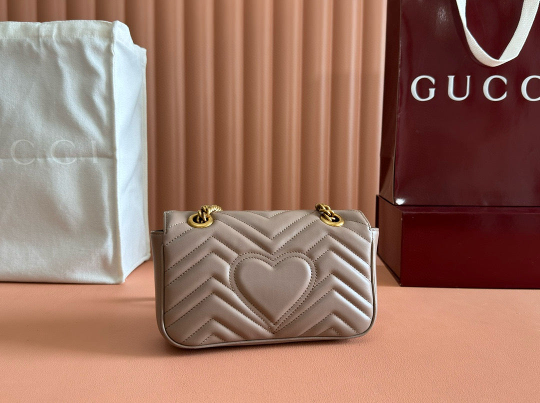 GC Marmont Matelassé Bag Nude Leather mysite