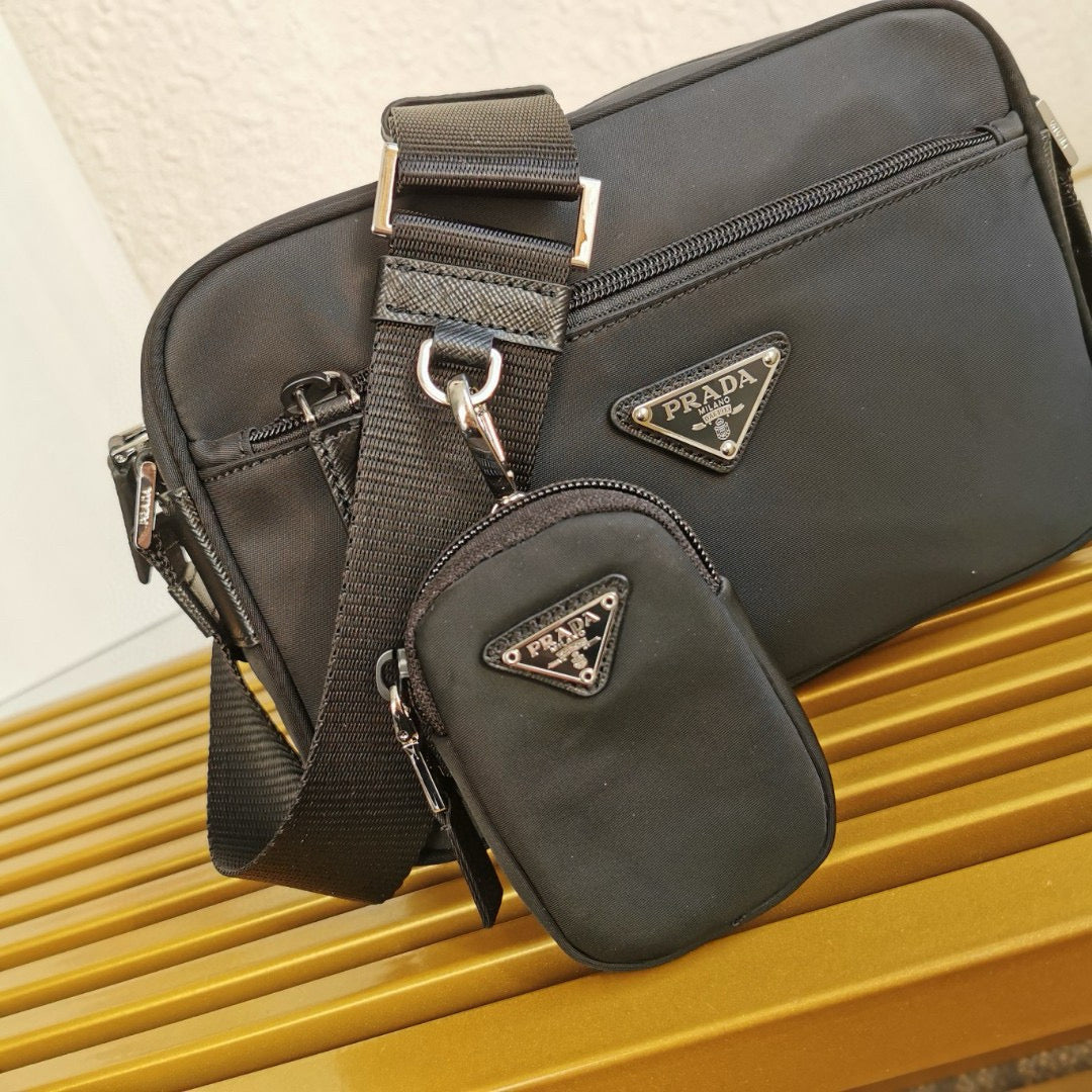 Prada Re-Nylon Black Shoulder Bag mysite