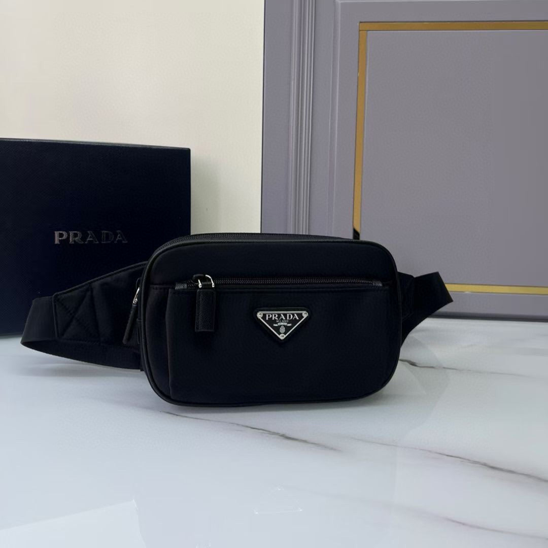 Prada Black Re-Nylon belt bag mysite