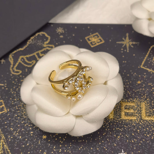 Fashion Pearl Open Ring mysite