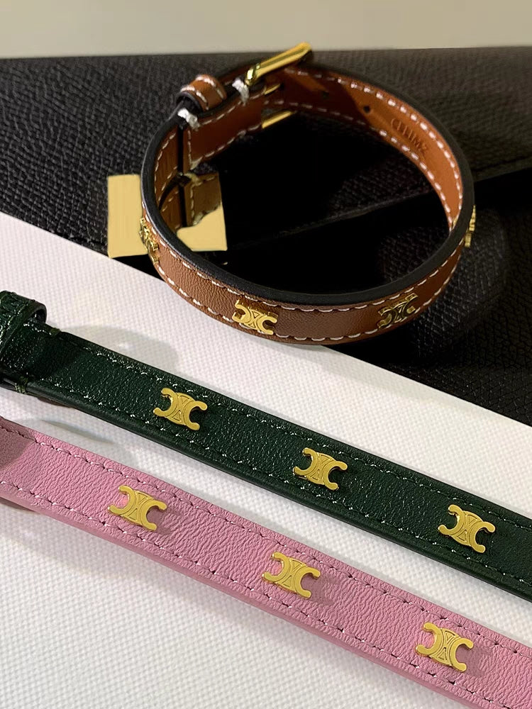 Leather Arc de Triomphe bracelet mysite