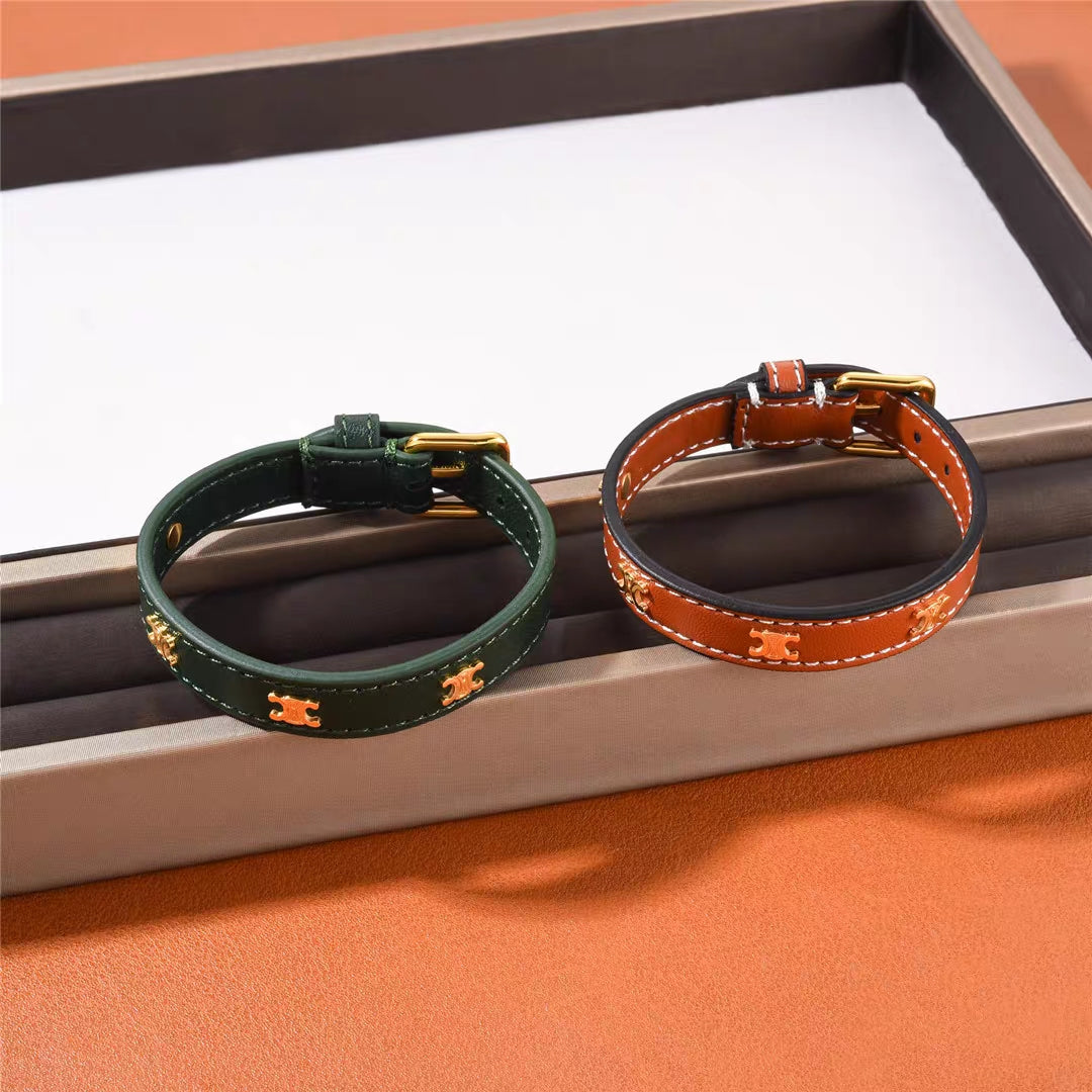 Leather Arc de Triomphe bracelet mysite