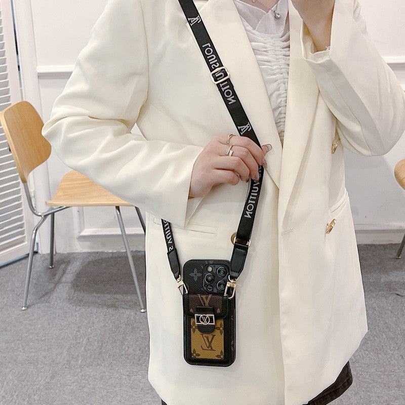 Lou Card Holder Crossbody iPhone Case mysite