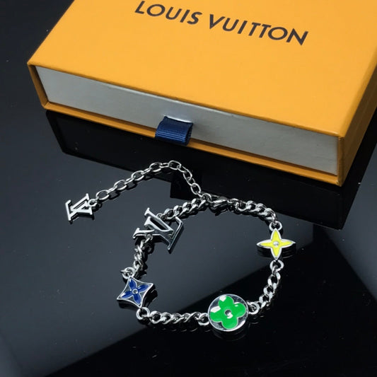 Four Flower Logo Adjustable Bracelet mysite