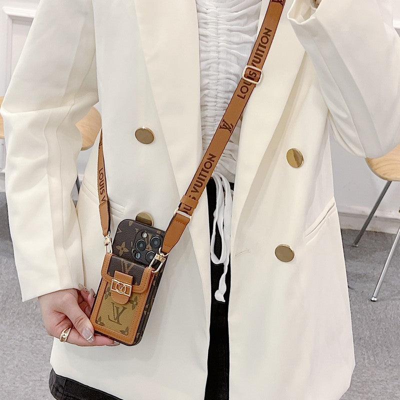 Lou Card Holder Crossbody iPhone Case mysite