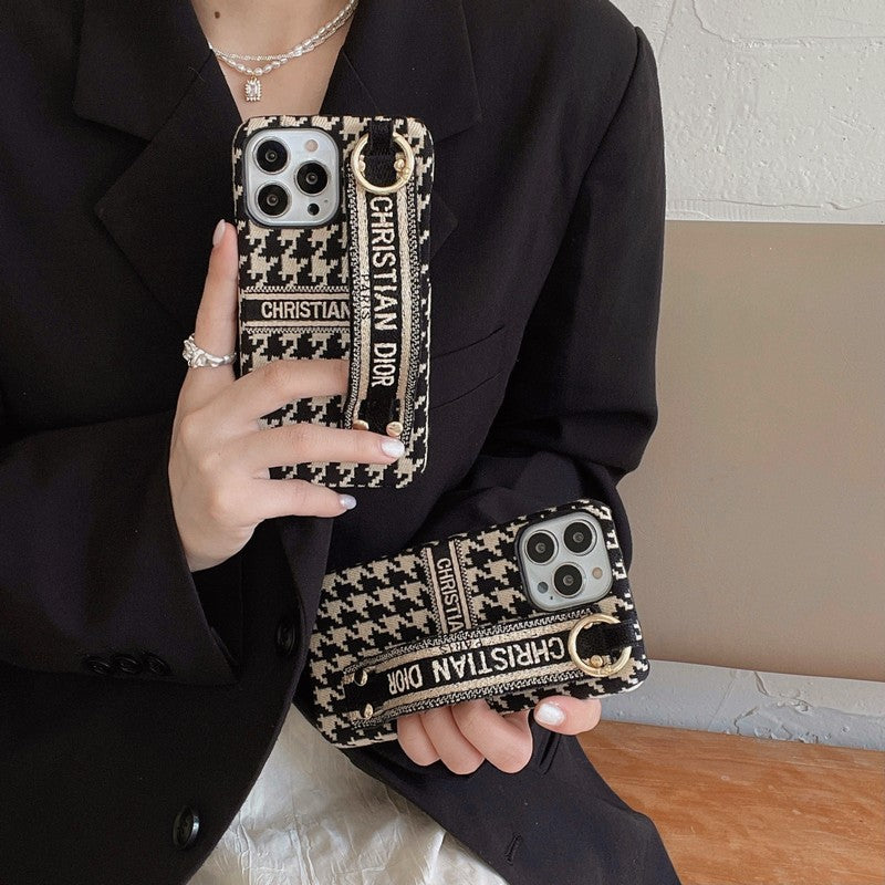 CD Houndstooth Wristband iPhone Case mysite