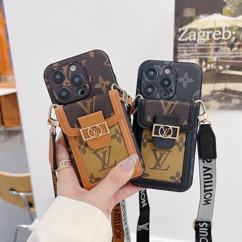Lou Card Holder Crossbody iPhone Case mysite