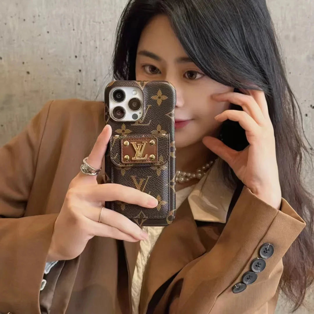 Monogram Canvas Back Card Holder Classic Ophidia Leather iPhone Cases mysite