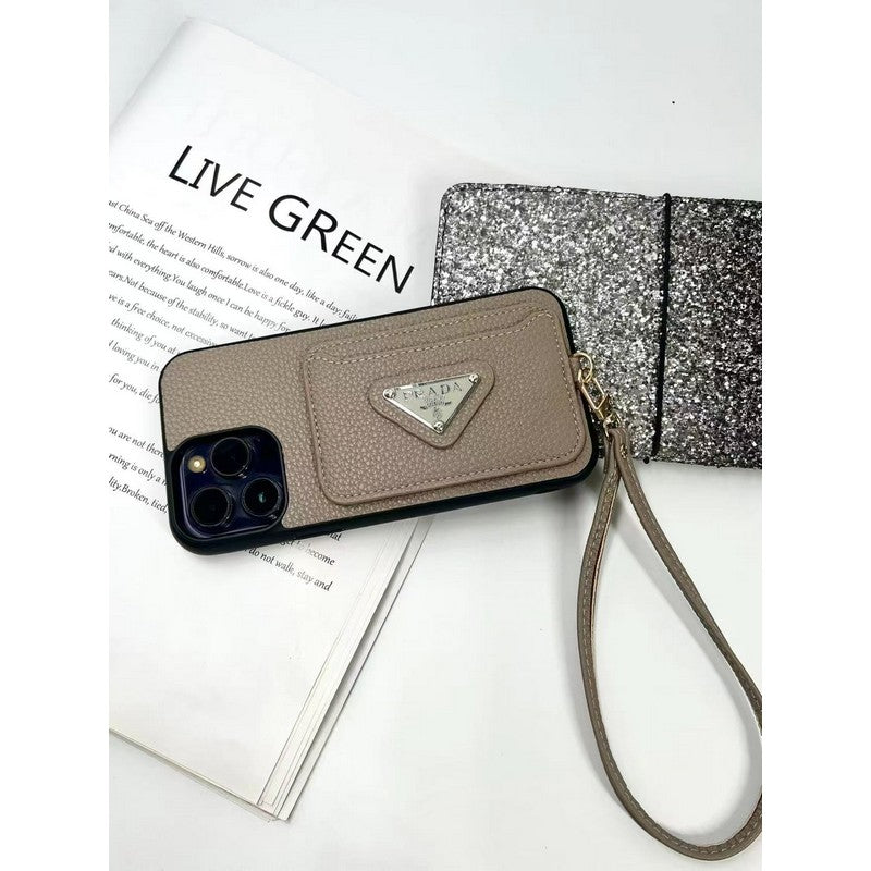Pra Four Colors Card Bag iPhone Case mysite