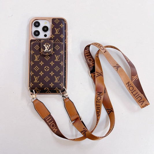 Lou Gold Cover Crossbody iPhone Case mysite