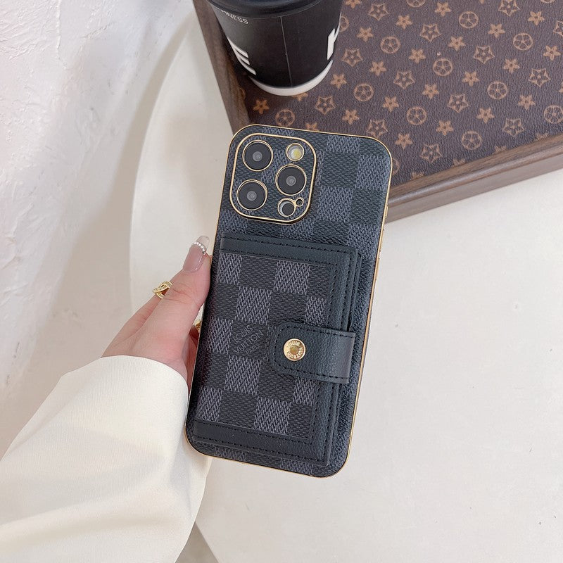 Lou Classic Color Card Bag iPhone Case mysite
