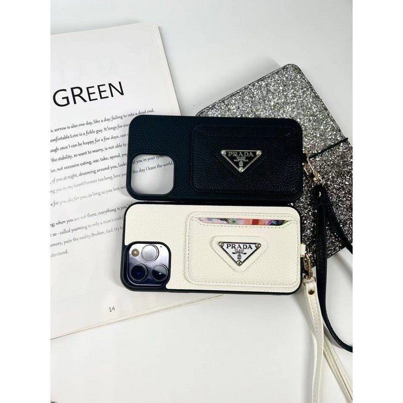 Pra Four Colors Card Bag iPhone Case mysite