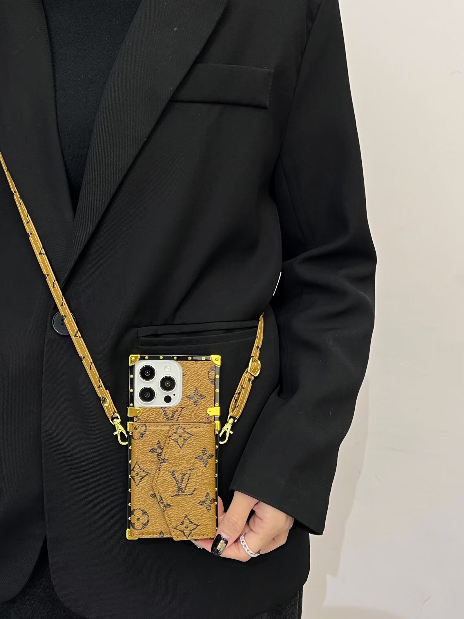 Luxury CANVAS LEATHER CARD HOLDER MONOGRAMs mysite