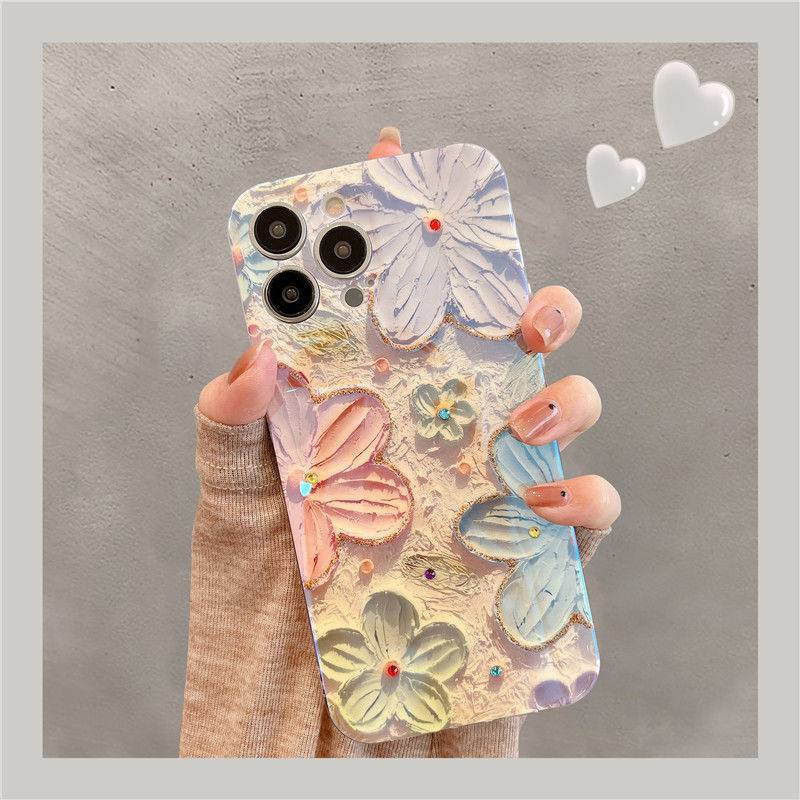Oil Painting Flower iPhone Series Phone Case mysite