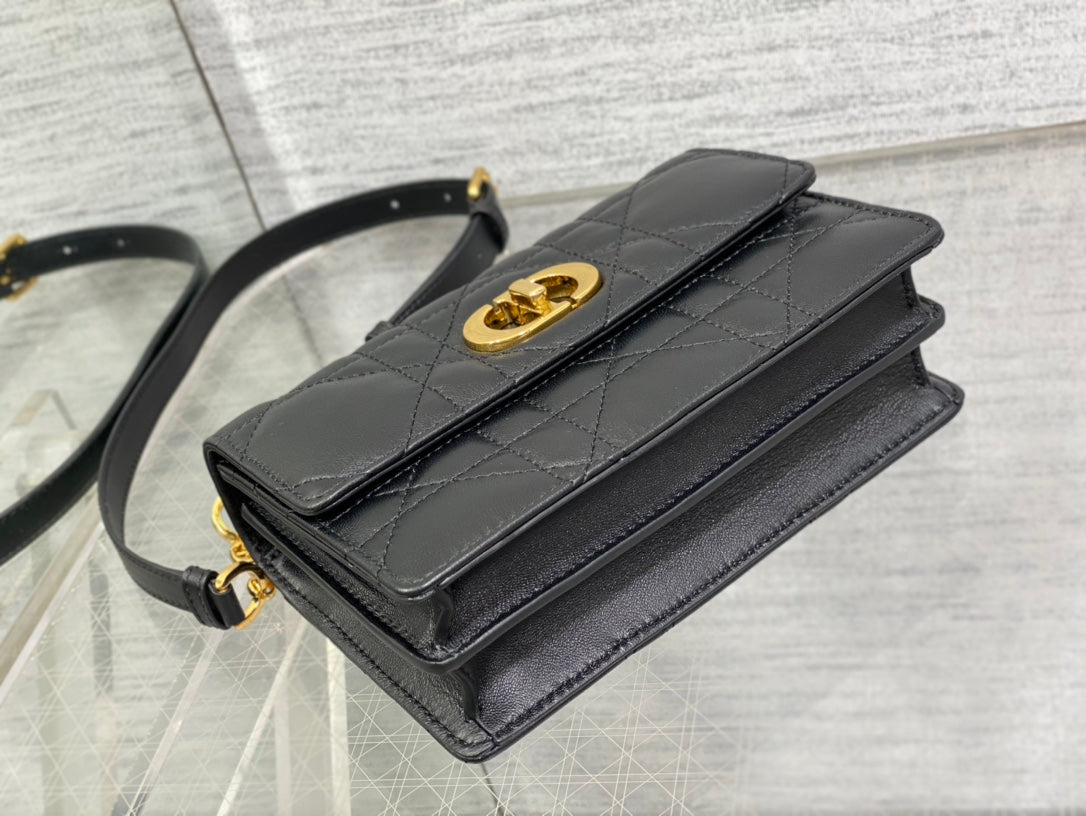 Dior Miss Caro Bag Macrocannage Lambskin Bag - 19 x 13 x 5.5 cm mysite