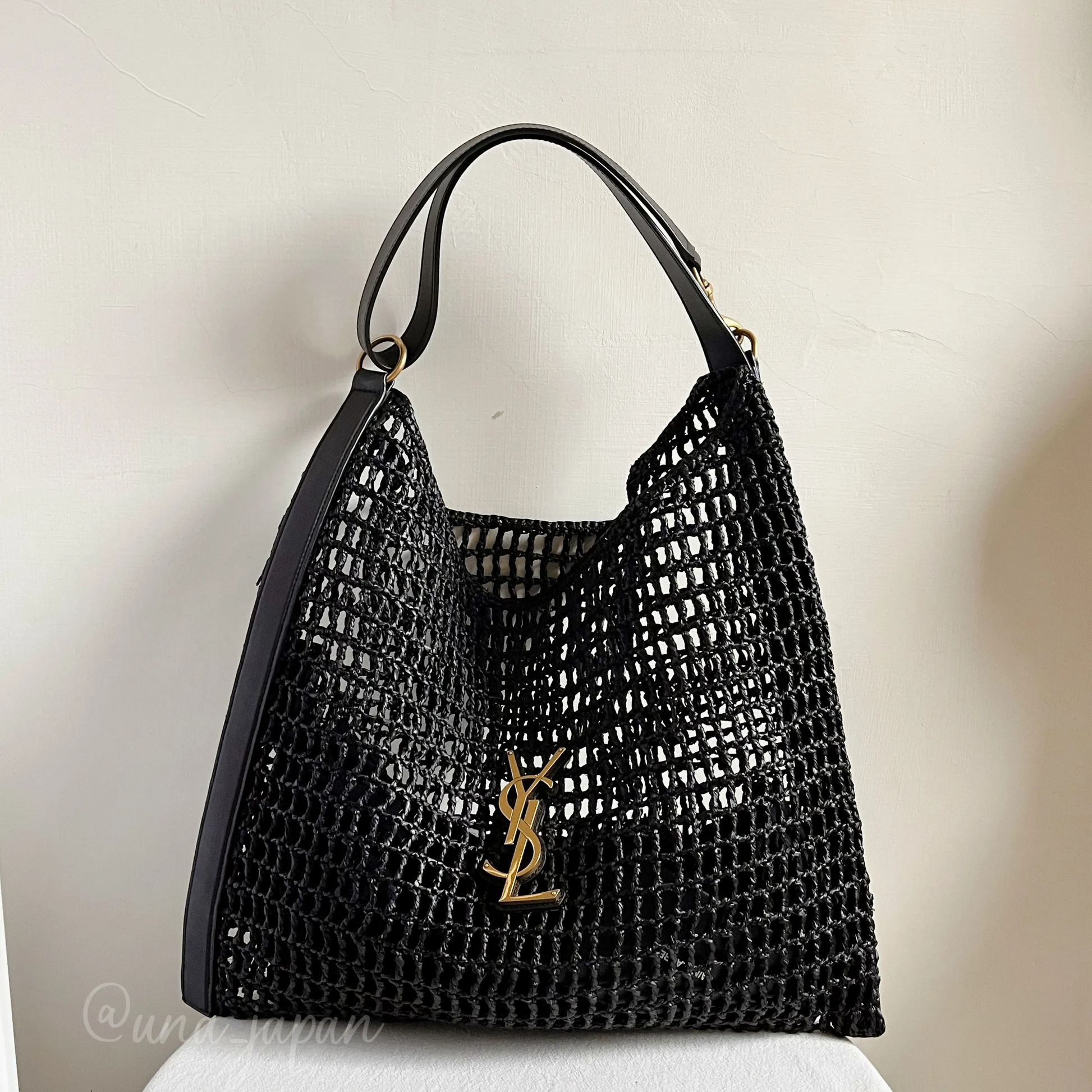 SAINT LAURENT YSL Raffia tote Bag mysite