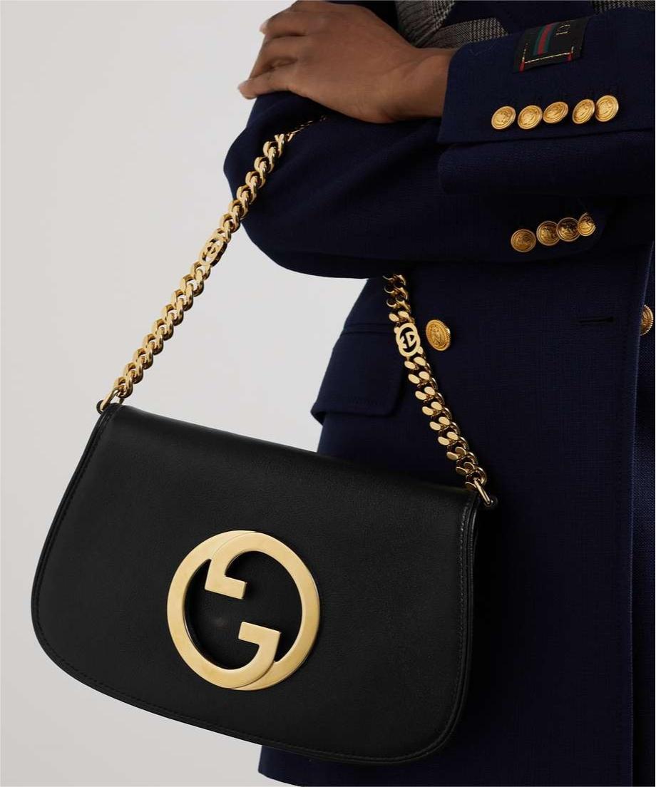 GUCCI New Blondie leather shoulder bag mysite