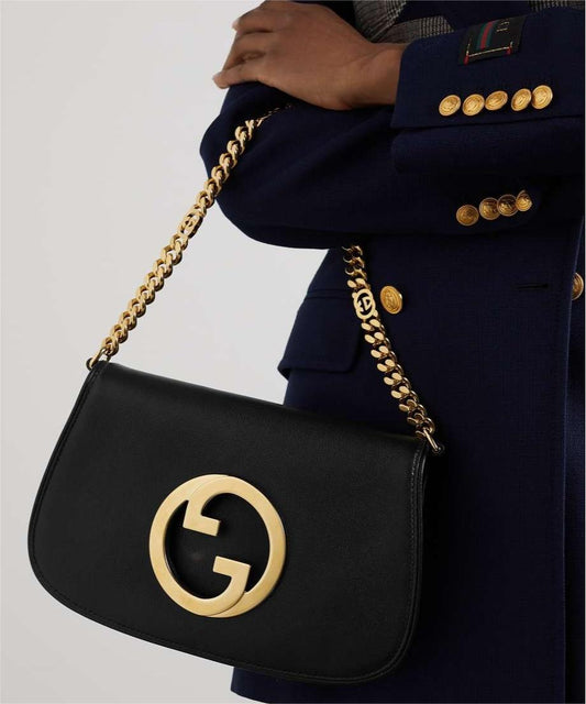 GUCCI New Blondie leather shoulder bag mysite