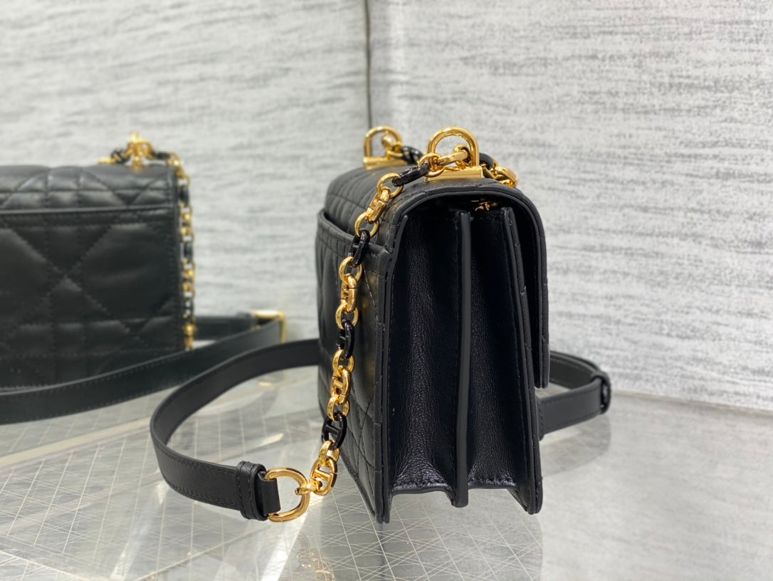 Dior Miss Caro Bag Macrocannage Lambskin Bag - 19 x 13 x 5.5 cm mysite