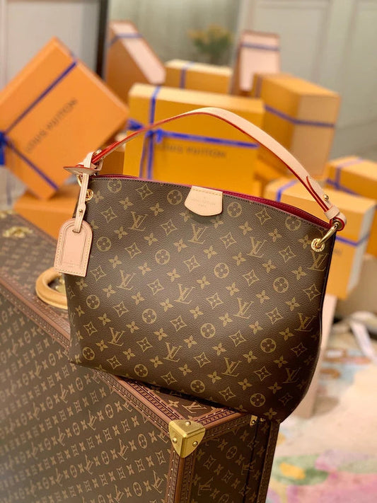 Louis Vuitton Ebene Monogram Leather Bag mysite