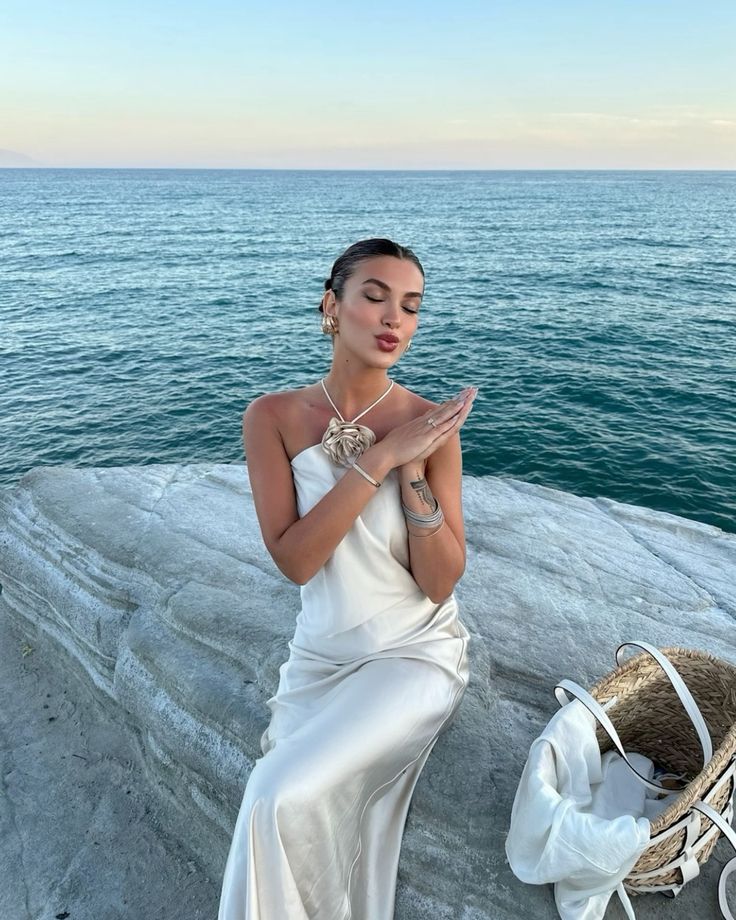 White slim strap mermaid long satin evening gown ball gown prom dress gh3077s mysite