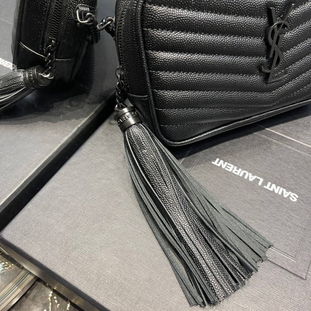Ysl Loulou Mini Camera Bag 18cm Black mysite