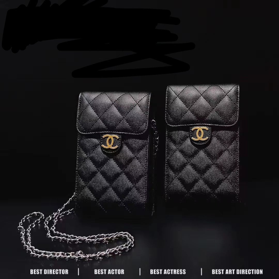 Black Leather Phone Bag mysite