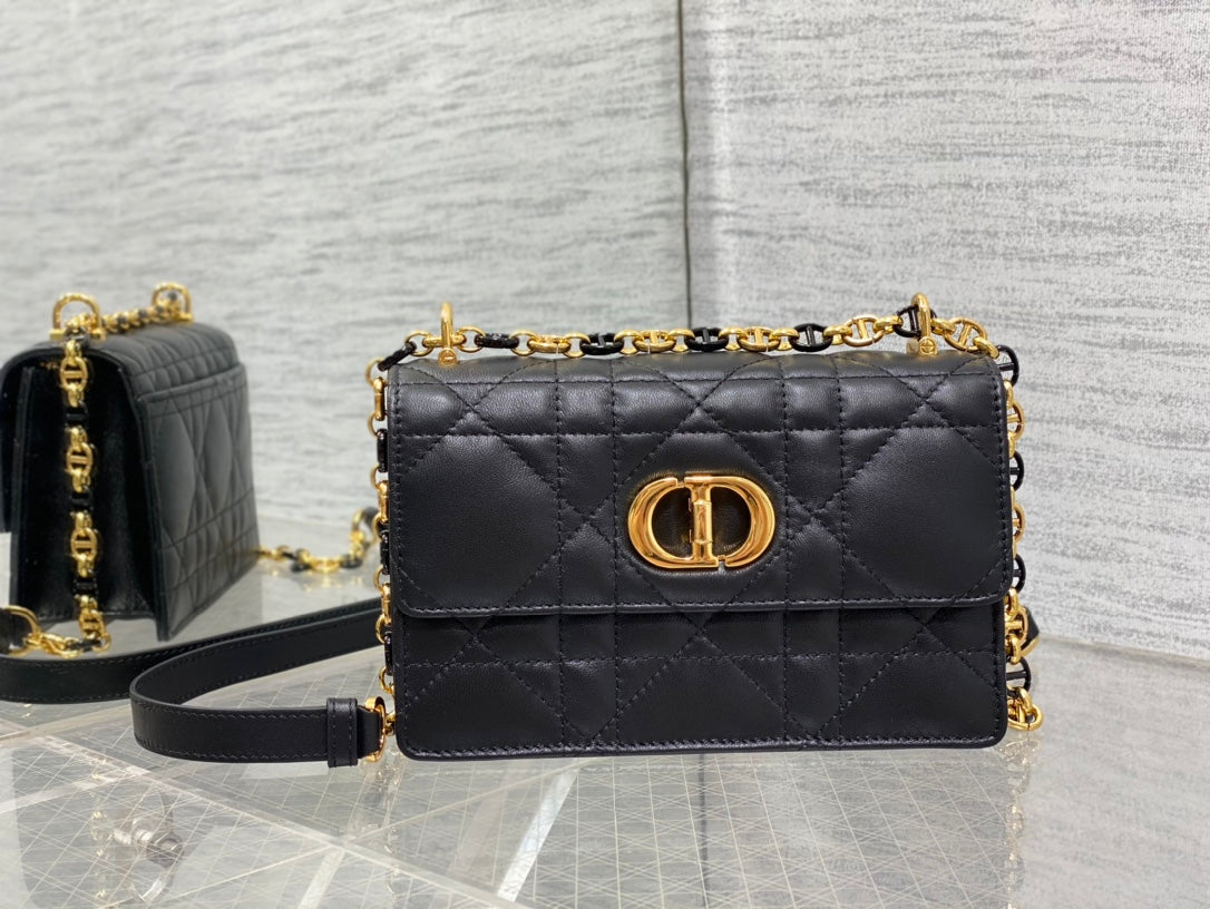 Dior Miss Caro Bag Macrocannage Lambskin Bag - 19 x 13 x 5.5 cm mysite